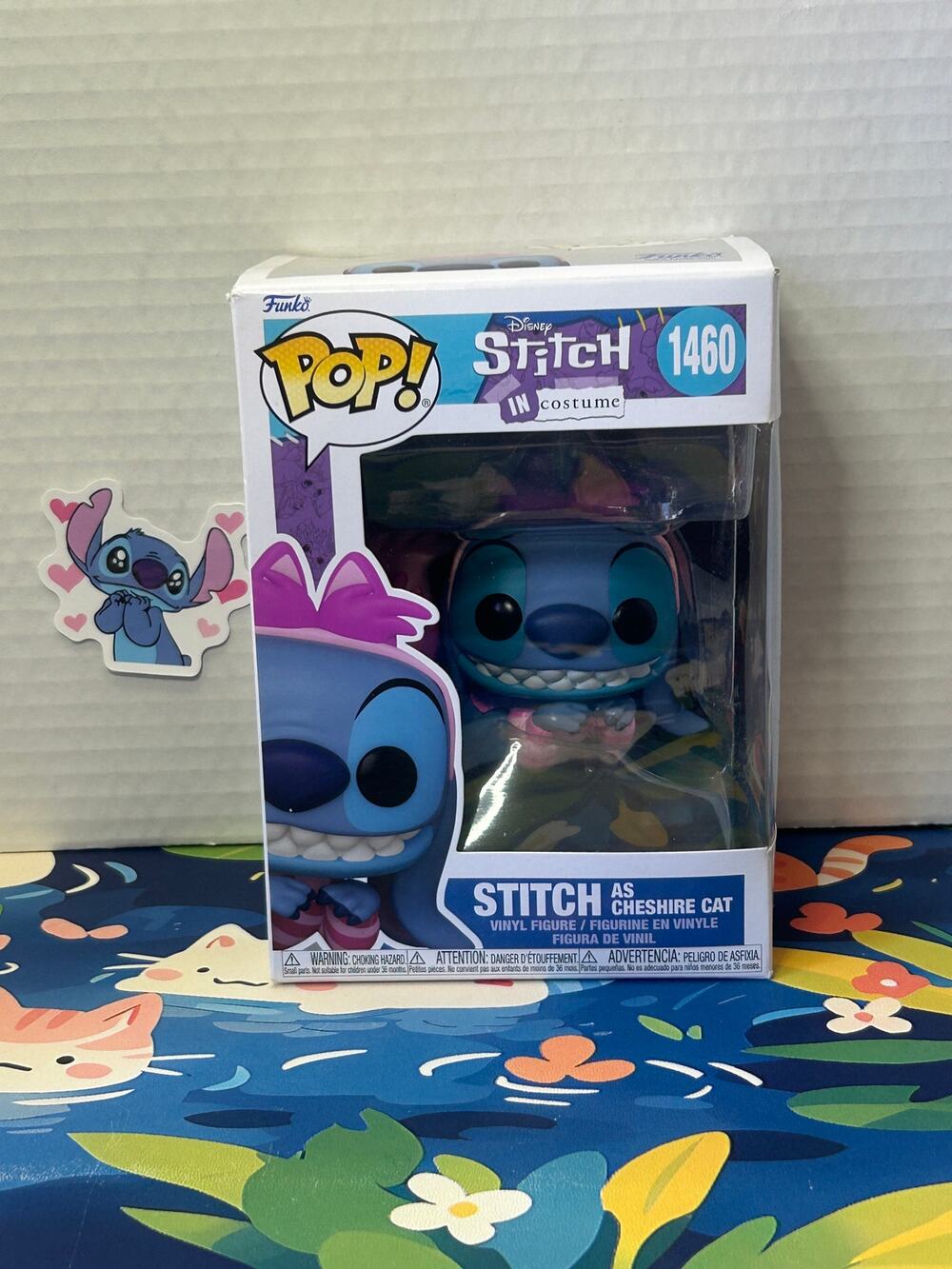 Funko Pop Disney Stitch In Costume As Cheshire Cat #1460 Vinyl Figure